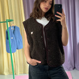 Merino Weste • Chocolate Brown