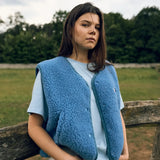 Merino Weste • Ice Blue