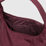 NYLON SHOULDER BAG Schultertasche • Mahogany