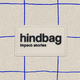 OLIVIA Bauchtasche • Karo Ecru / Blau