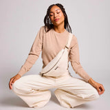 OLIVIA Bauchtasche • Teddy Weiß