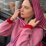 Schal aus Merinowolle • Berry Bloom