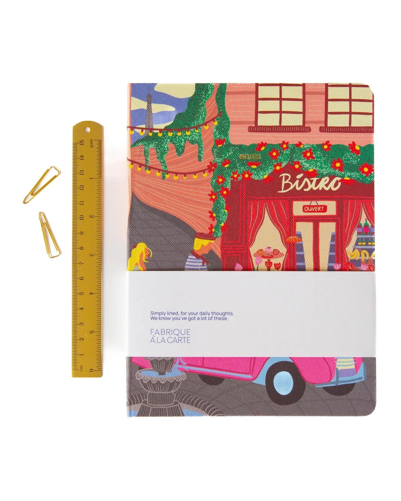 A-Journal - À LA CARTE Notizbuch (A5) • Paris - ROSA ECK