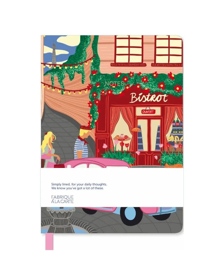 A-Journal - À LA CARTE Notizbuch (A5) • Paris - ROSA ECK