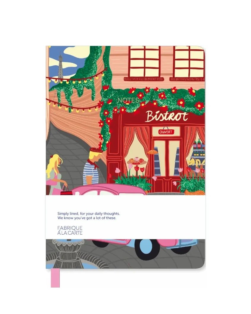 A-Journal - À LA CARTE Notizbuch (A5) • Paris - ROSA ECK