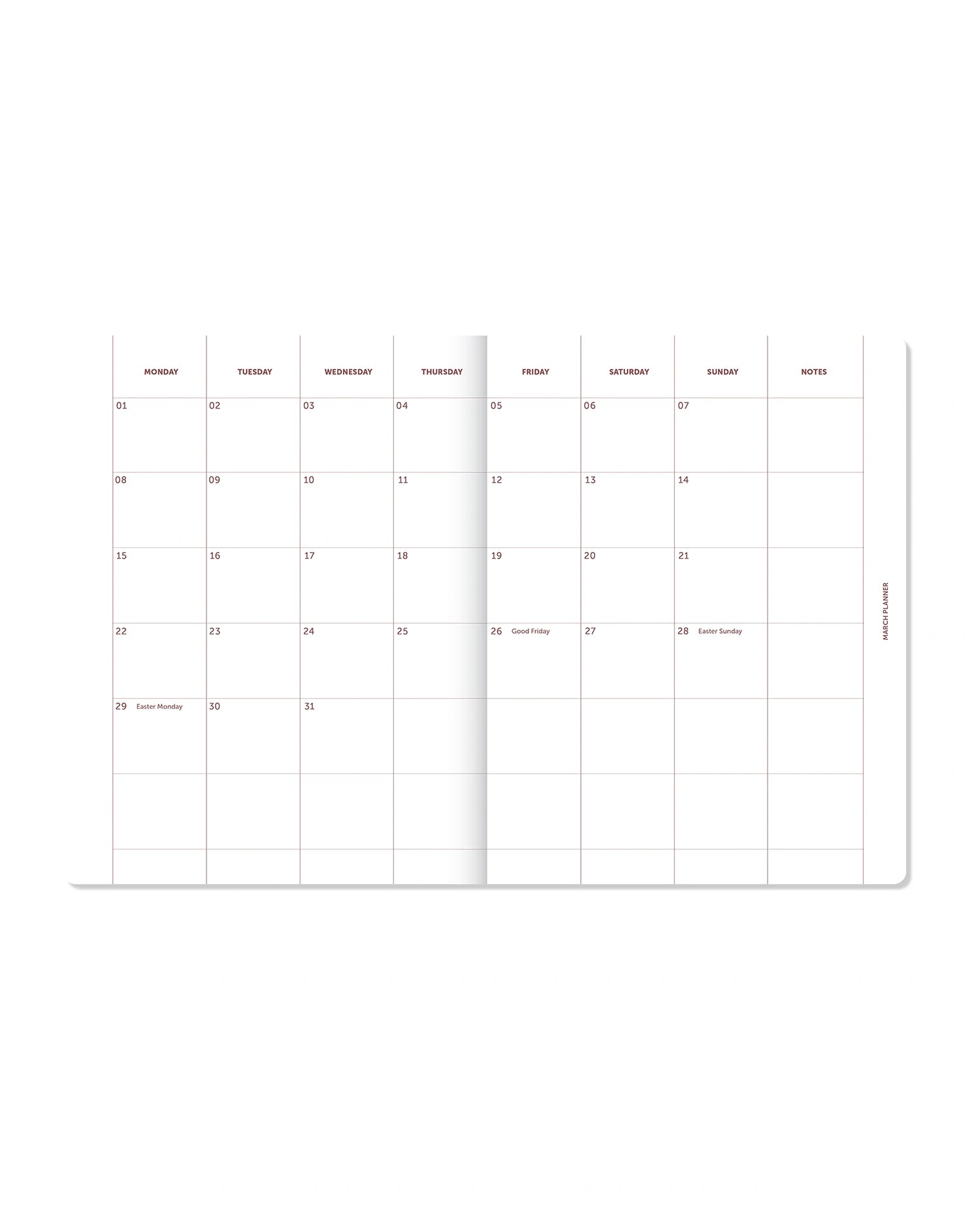 A-Journal - A-PLANNER Terminplaner für 2027 • Pink Linen - ROSA ECK