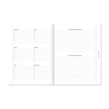 A-Journal - A-PLANNER Terminplaner für 2027 • Pink Linen - ROSA ECK