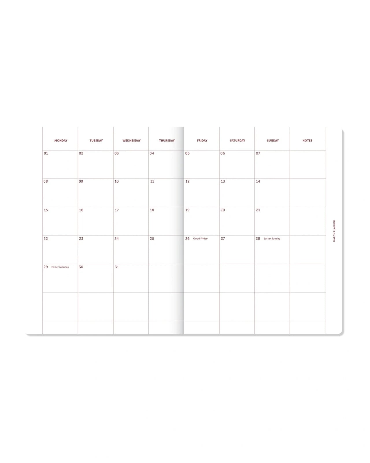 A-Journal - A-PLANNER Terminplaner für 2027 • Pink Linen - ROSA ECK