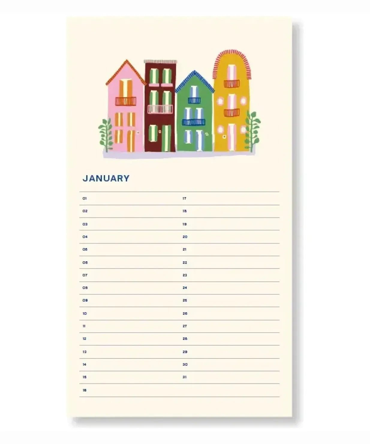 A - Journal - BIRTHDAY CALENDER Geburtstagskalender • Flowers Beige - Kalender - ROSA ECK Concept Store