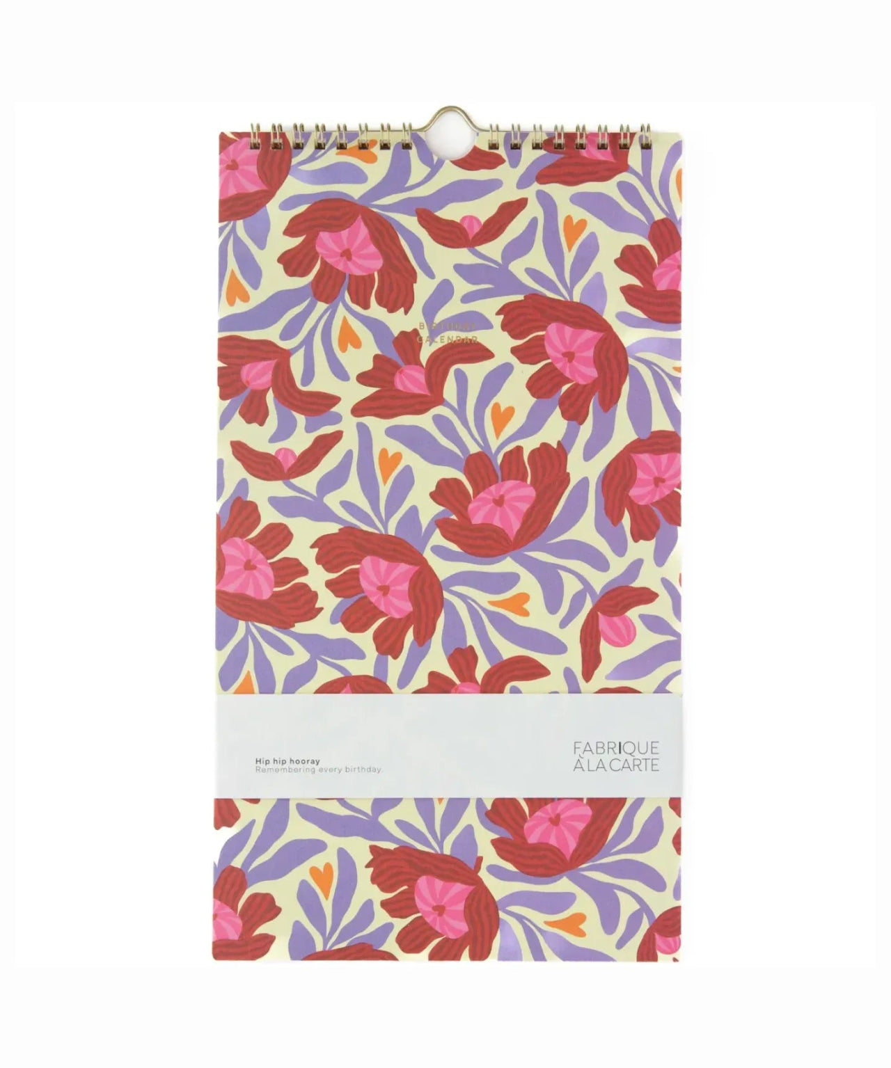 A - Journal - BIRTHDAY CALENDER Geburtstagskalender • Flowers Beige - Kalender - ROSA ECK Concept Store