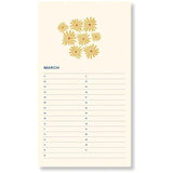 A - Journal - BIRTHDAY CALENDER Geburtstagskalender • Palmtree Checkered - Kalender - ROSA ECK Concept Store