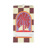 A - Journal - BIRTHDAY CALENDER Geburtstagskalender • Palmtree Checkered - Kalender - ROSA ECK Concept Store