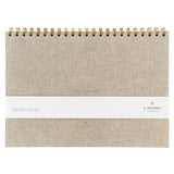 DESK PLANNER Schreibtischplaner • Leinen