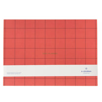 A - Journal - DESKPLANNER Terminplaner • Checkered Coral - Terminplaner - ROSA ECK Concept Store