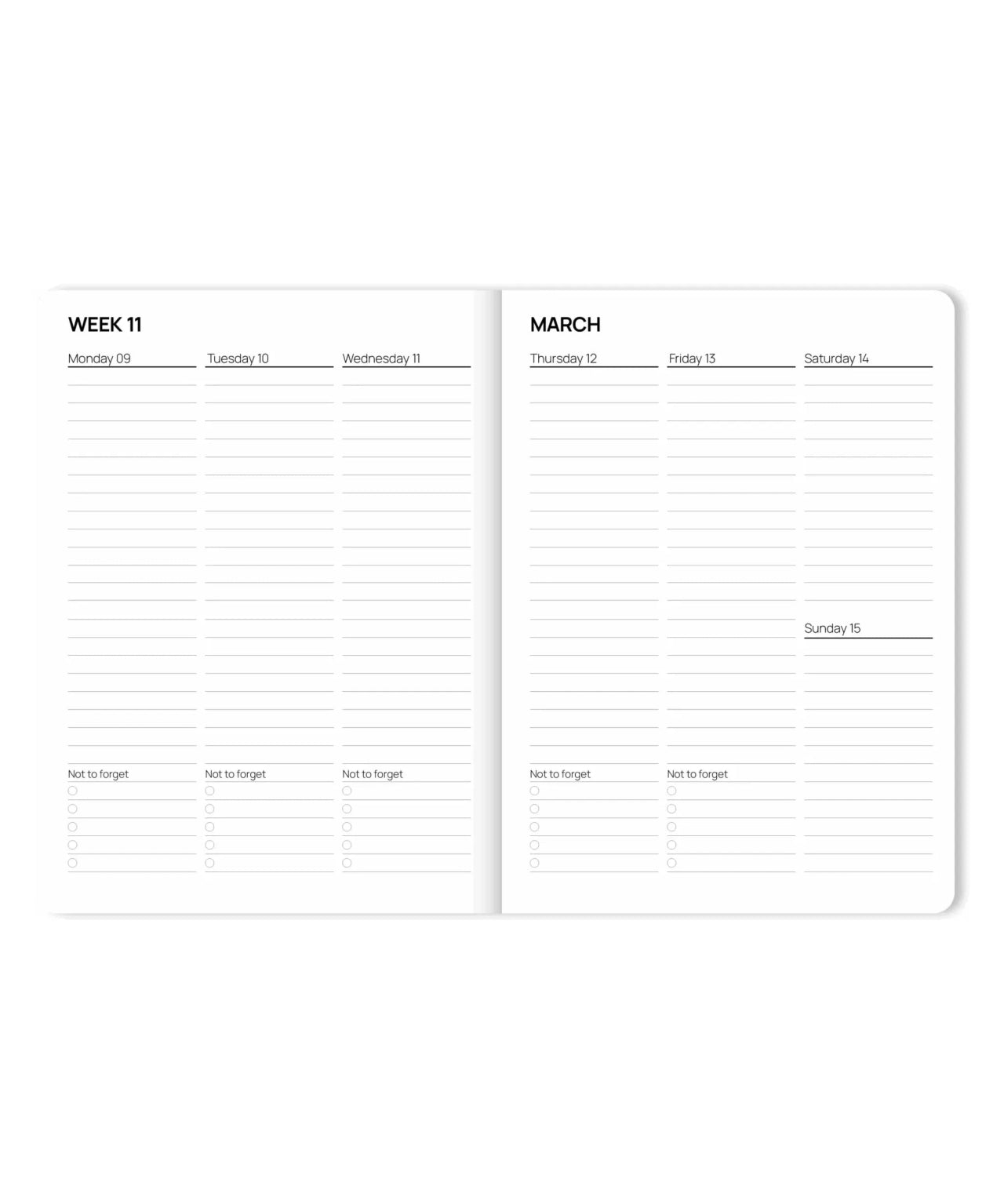 A - Journal - DIARY 2026 Tagebuch • Checkered Sun - Tagebuch - ROSA ECK Concept Store