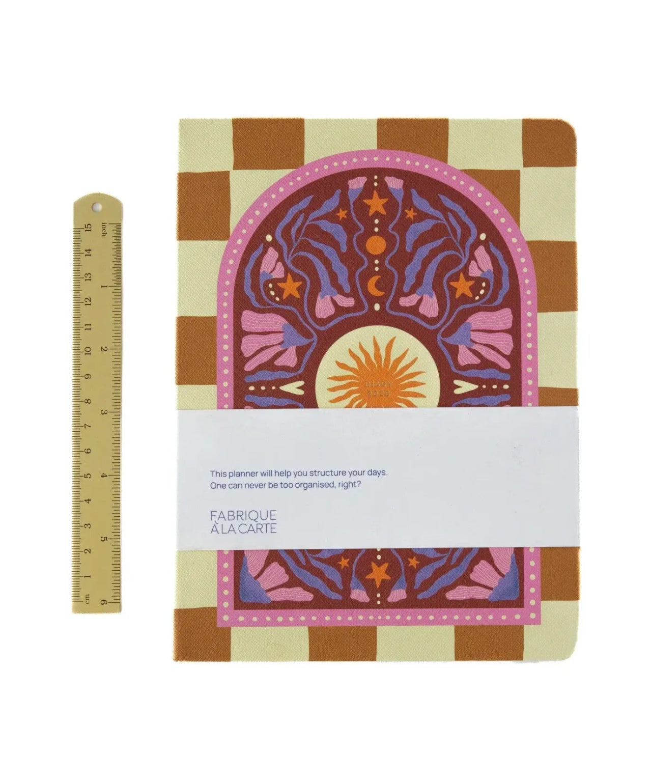 A - Journal - DIARY 2026 Tagebuch • Checkered Sun - Tagebuch - ROSA ECK Concept Store