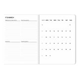 A - Journal - DIARY 2026 Tagebuch • Stripes Brown - Tagebuch - ROSA ECK Concept Store