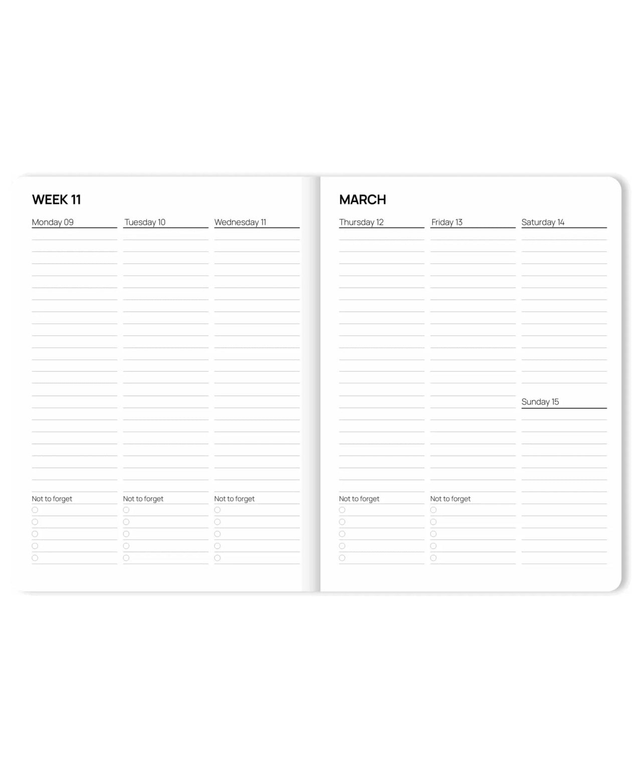 A - Journal - DIARY 2026 Tagebuch • Sun Beige - Tagebuch - ROSA ECK Concept Store