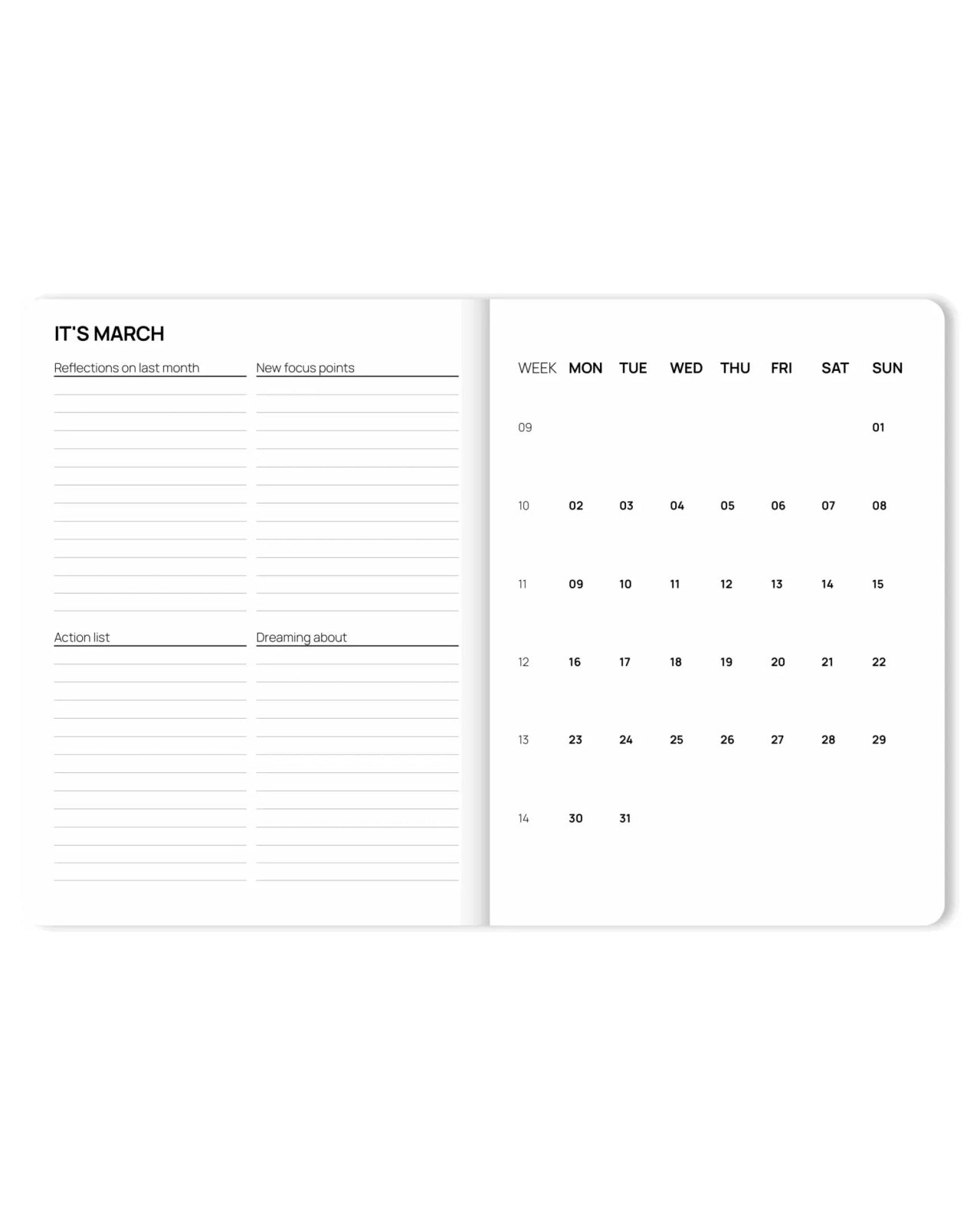 A - Journal - DIARY 2026 Tagebuch • Sun Lavender - Tagebuch - ROSA ECK Concept Store