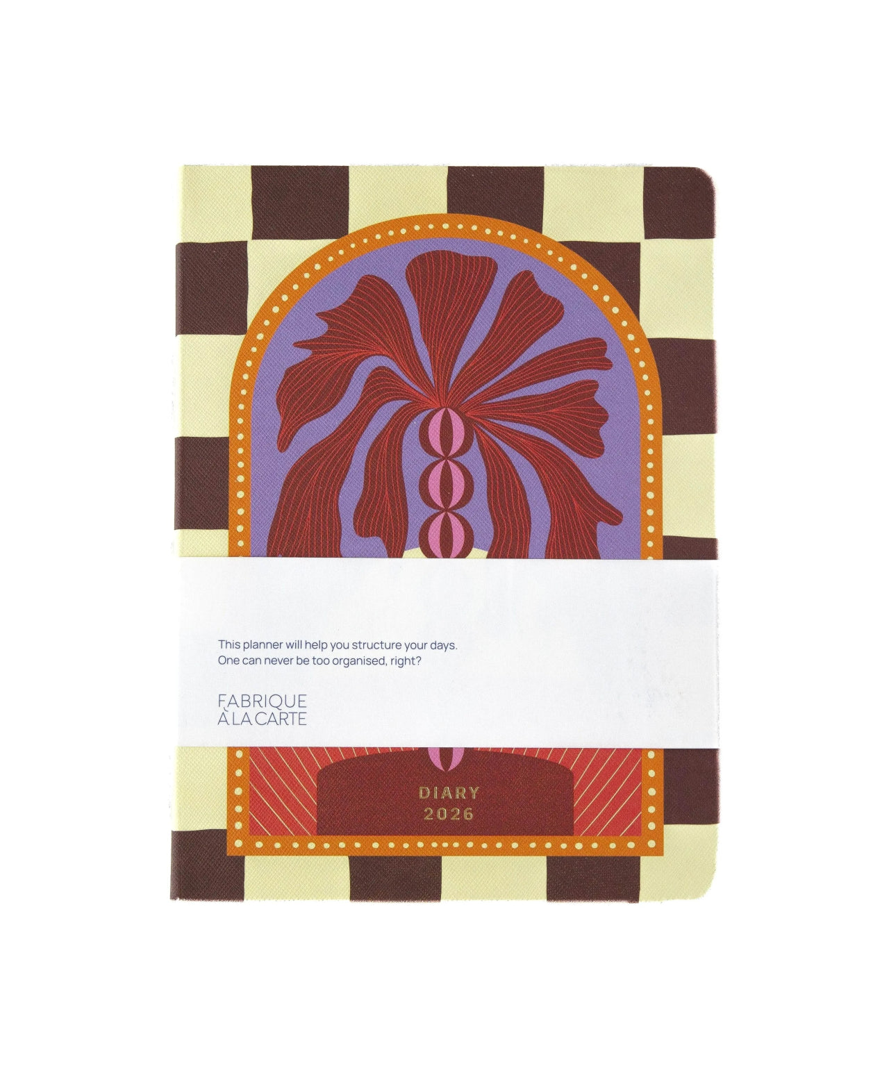 A - Journal - DIARY 2026 Tagebuch/Kalender • Checkered Palm - Tagebuch - ROSA ECK