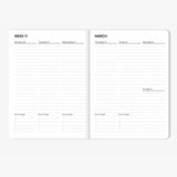 A - Journal - DIARY 2026 Tagebuch/Kalender • Checkered Palm - Tagebuch - ROSA ECK