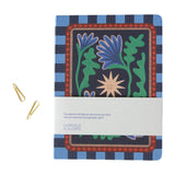 A-Journal - DIARY Tagebuch für 2027 • Flowers Blue - ROSA ECK