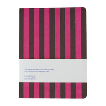 A-Journal - DIARY Tagebuch für 2027 • Pink Stripes - ROSA ECK