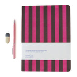 A-Journal - DIARY Tagebuch für 2027 • Pink Stripes - ROSA ECK