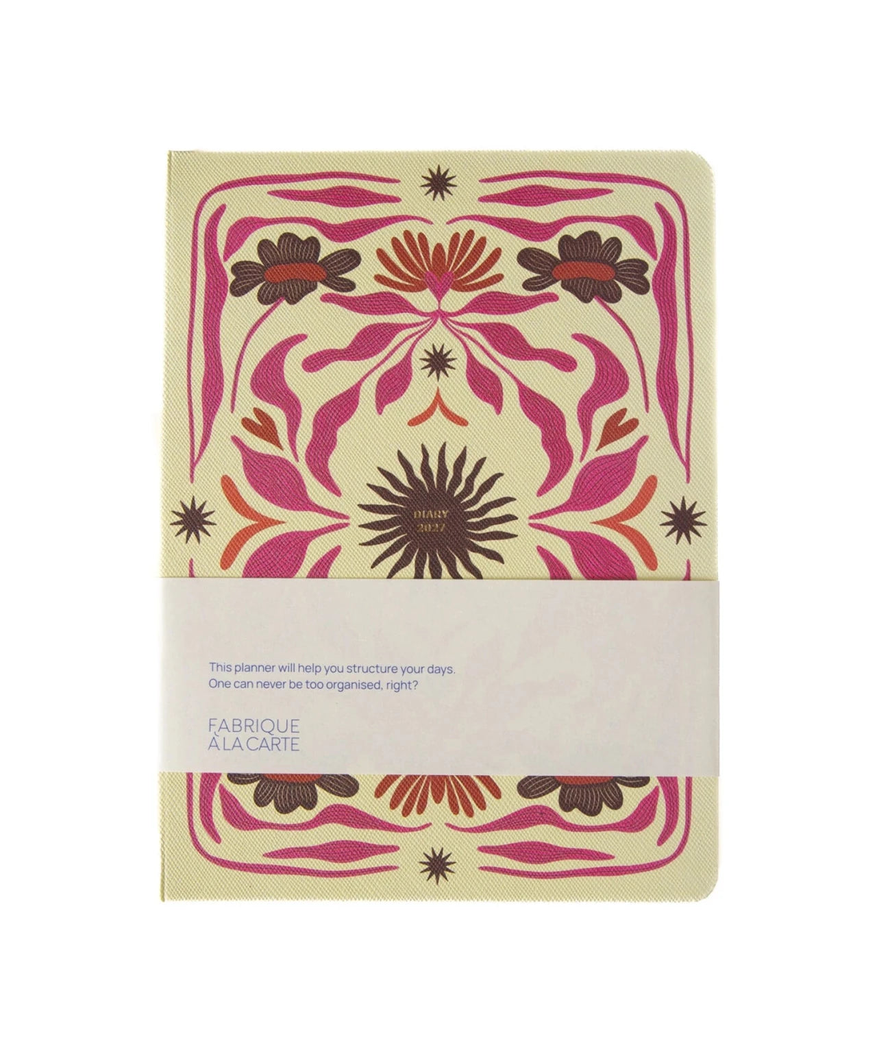 A-Journal - DIARY Tagebuch für 2027 • Sun Vanille - ROSA ECK