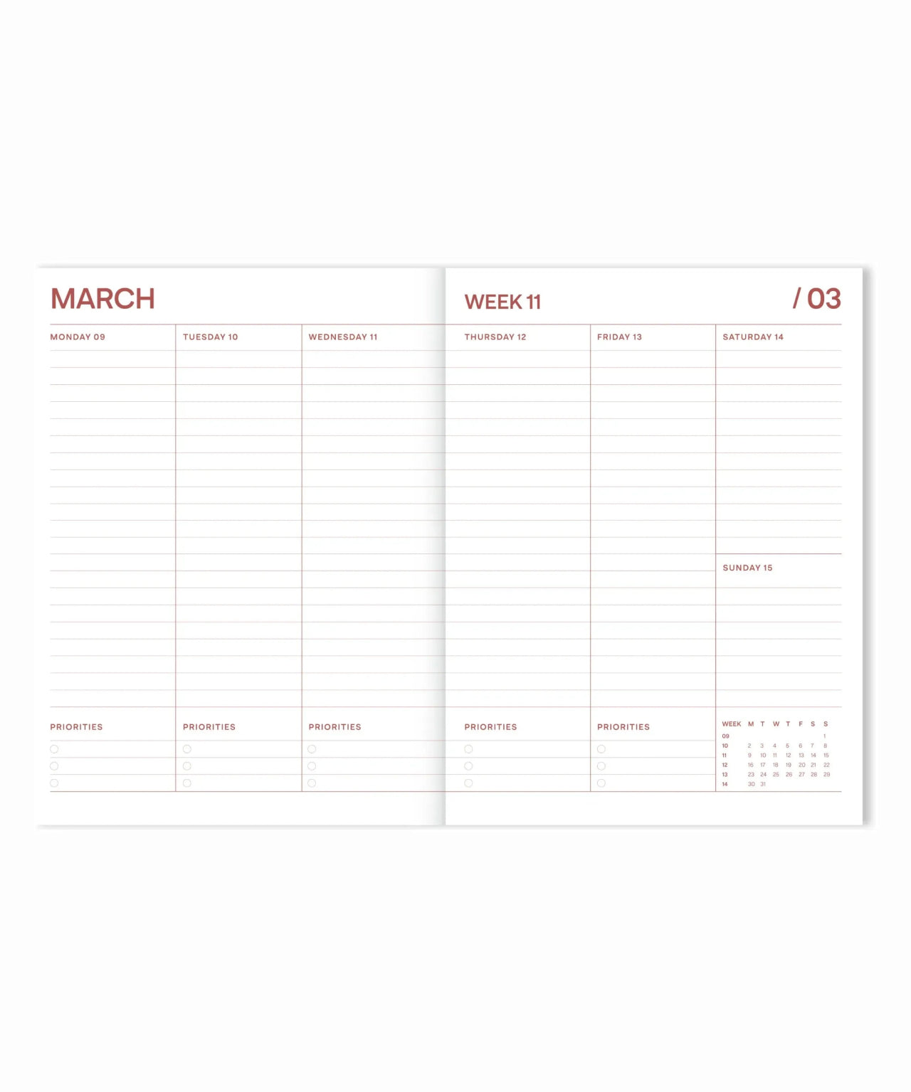 A - Journal - DIARY Tagebuch für 18 Monate (2025/2026) • Sun Beige Lavender - Notizbuch - ROSA ECK Concept Store