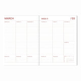 A - Journal - DIARY Tagebuch für 18 Monate (2025/2026) • Sun Beige Lavender - Notizbuch - ROSA ECK Concept Store