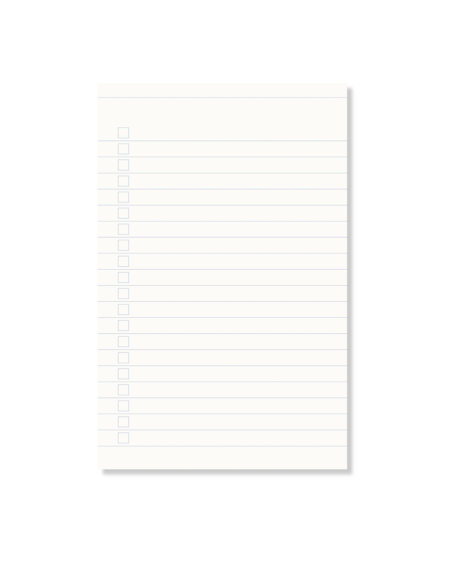 A-Journal - EVERYDAY LISTS Notizblock • Dark Blue Light Blue - ROSA ECK