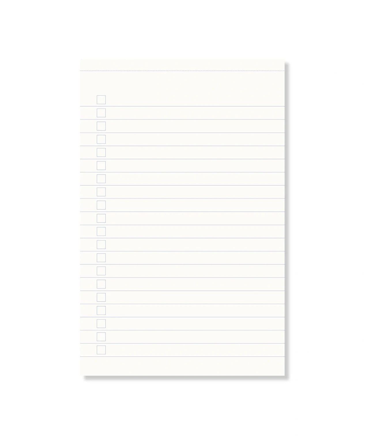 A-Journal - EVERYDAY LISTS Notizblock • Dark Blue Light Blue - ROSA ECK