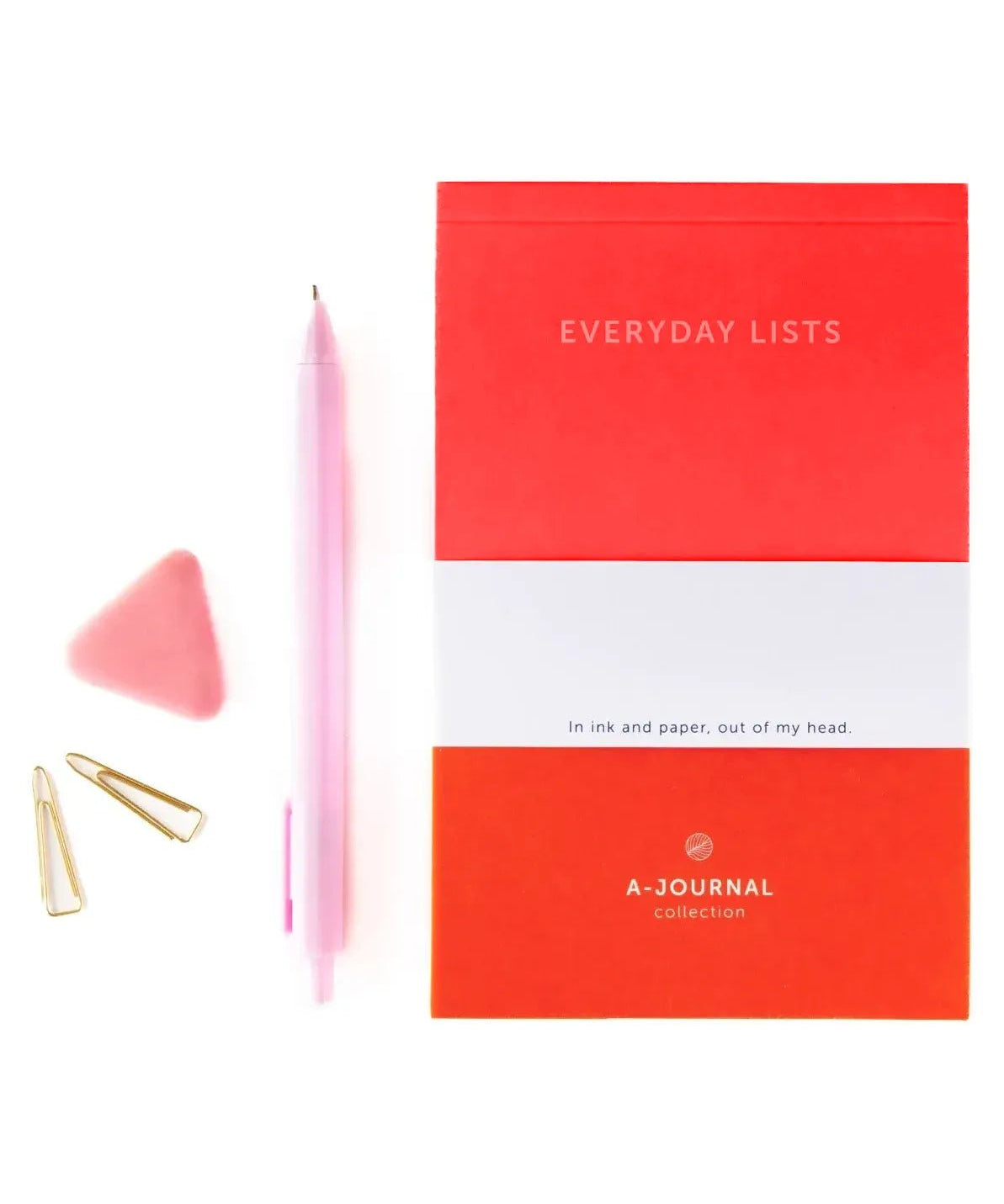 A - Journal - EVERYDAY LISTS Notizblock • Red - Notizblock - ROSA ECK Concept Store