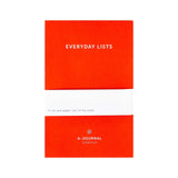 A - Journal - EVERYDAY LISTS Notizblock • Red - Notizblock - ROSA ECK Concept Store
