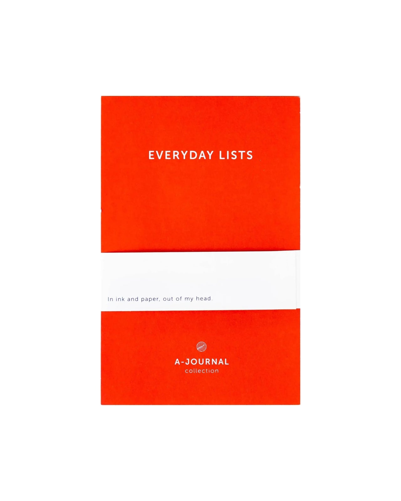 A - Journal - EVERYDAY LISTS Notizblock • Red - Notizblock - ROSA ECK Concept Store