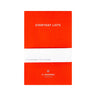 A - Journal - EVERYDAY LISTS Notizblock • Red - Notizblock - ROSA ECK Concept Store
