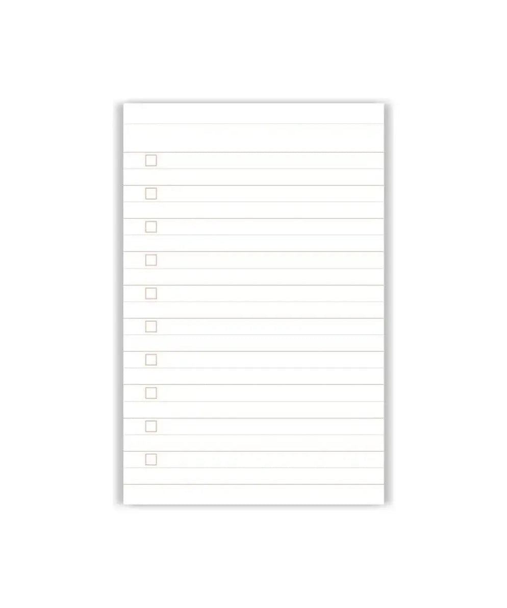 A - Journal - EVERYDAY LISTS Notizblock • Red - Notizblock - ROSA ECK Concept Store