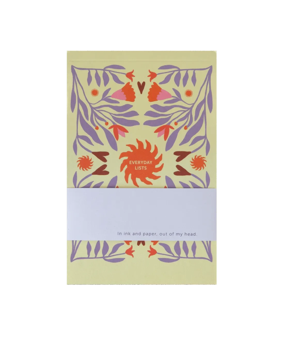 A - Journal - EVERYDAY LISTS Notizblock • Sonne Beige - Notizblock - ROSA ECK Concept Store
