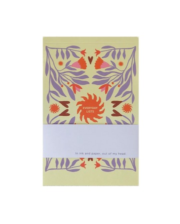 A - Journal - EVERYDAY LISTS Notizblock • Sonne Beige - Notizblock - ROSA ECK Concept Store