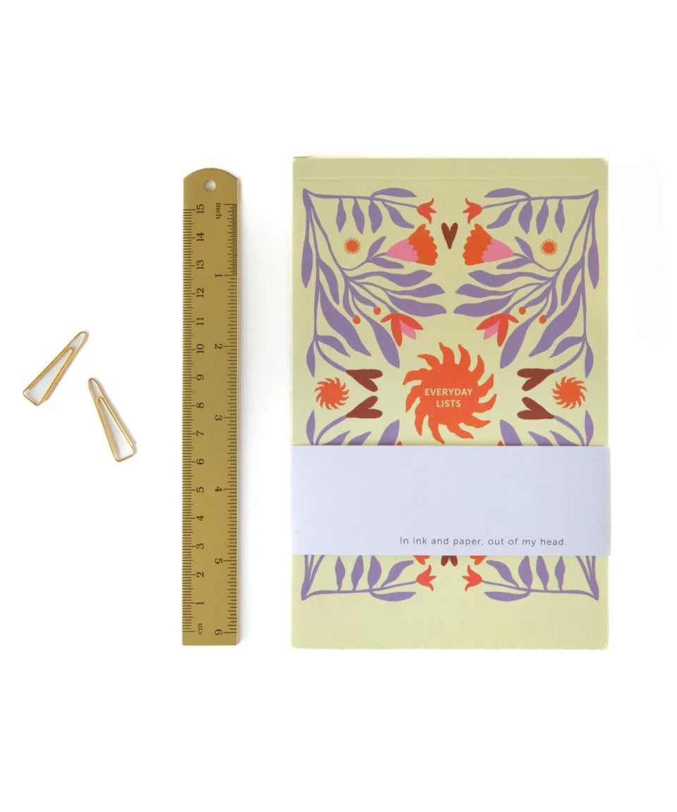 A - Journal - EVERYDAY LISTS Notizblock • Sonne Beige - Notizblock - ROSA ECK Concept Store
