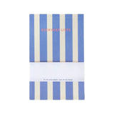 A - Journal - EVERYDAY LISTS Notizblock zum Abreisen • Stripes Blue - Notizblock - ROSA ECK