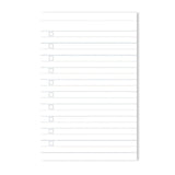 A - Journal - EVERYDAY LISTS Notizblock zum Abreisen • Stripes Blue - Notizblock - ROSA ECK