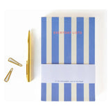 A - Journal - EVERYDAY LISTS Notizblock zum Abreisen • Stripes Blue - Notizblock - ROSA ECK