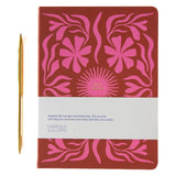 A-Journal - FABRIQUE Schulplaner für 2026/2027 • Sun Flow Pink - ROSA ECK