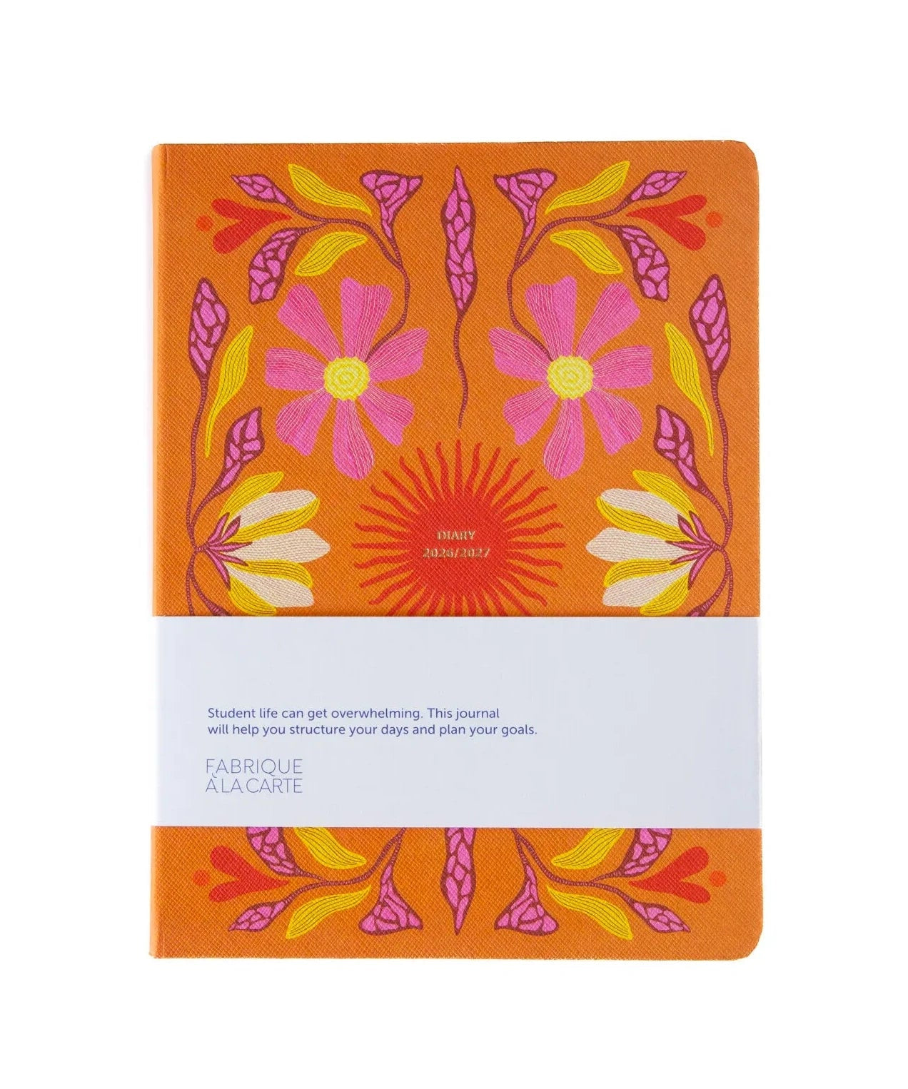 A-Journal - FABRIQUE Schulplaner für 2026/2027 • Sun Orange - ROSA ECK