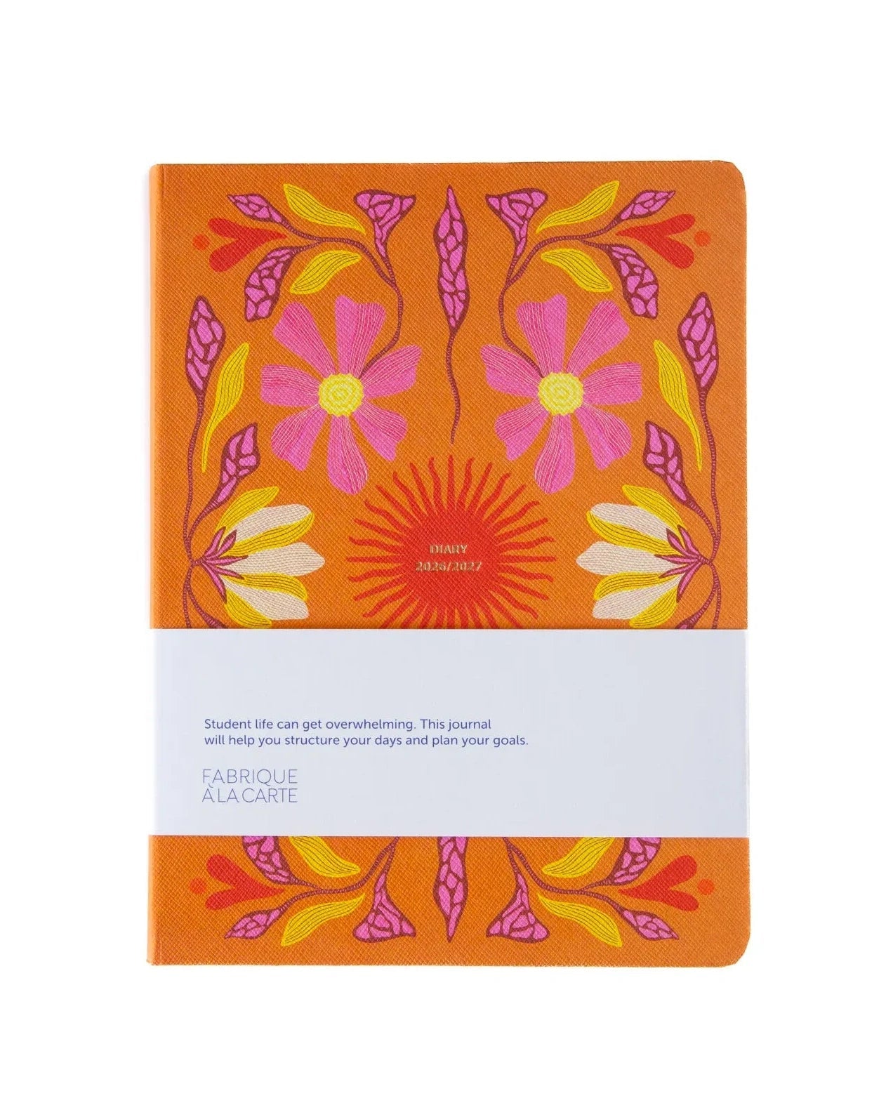 A-Journal - FABRIQUE Schulplaner für 2026/2027 • Sun Orange - ROSA ECK