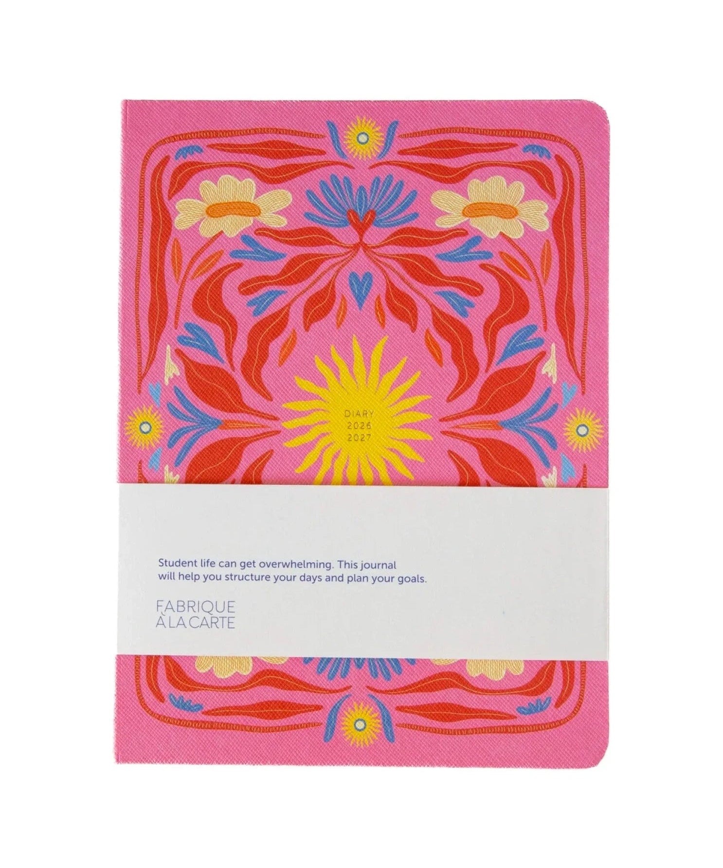 A-Journal - FABRIQUE Schulplaner für 2026/2027 • Sun Pink - ROSA ECK