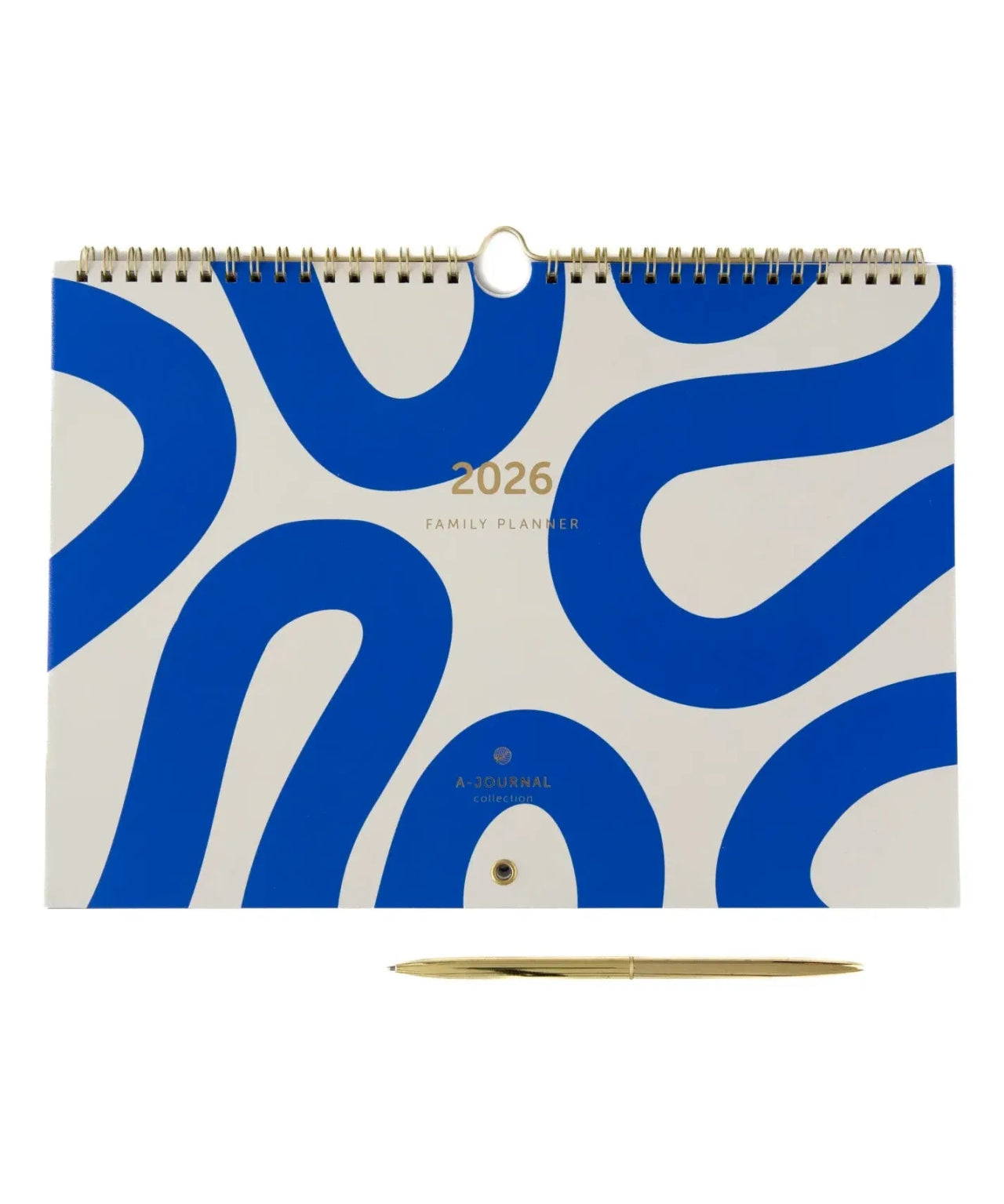 A - Journal - FAMILY PLANNER 2026 Terminplaner • Flow Blue - Terminplaner - ROSA ECK Concept Store
