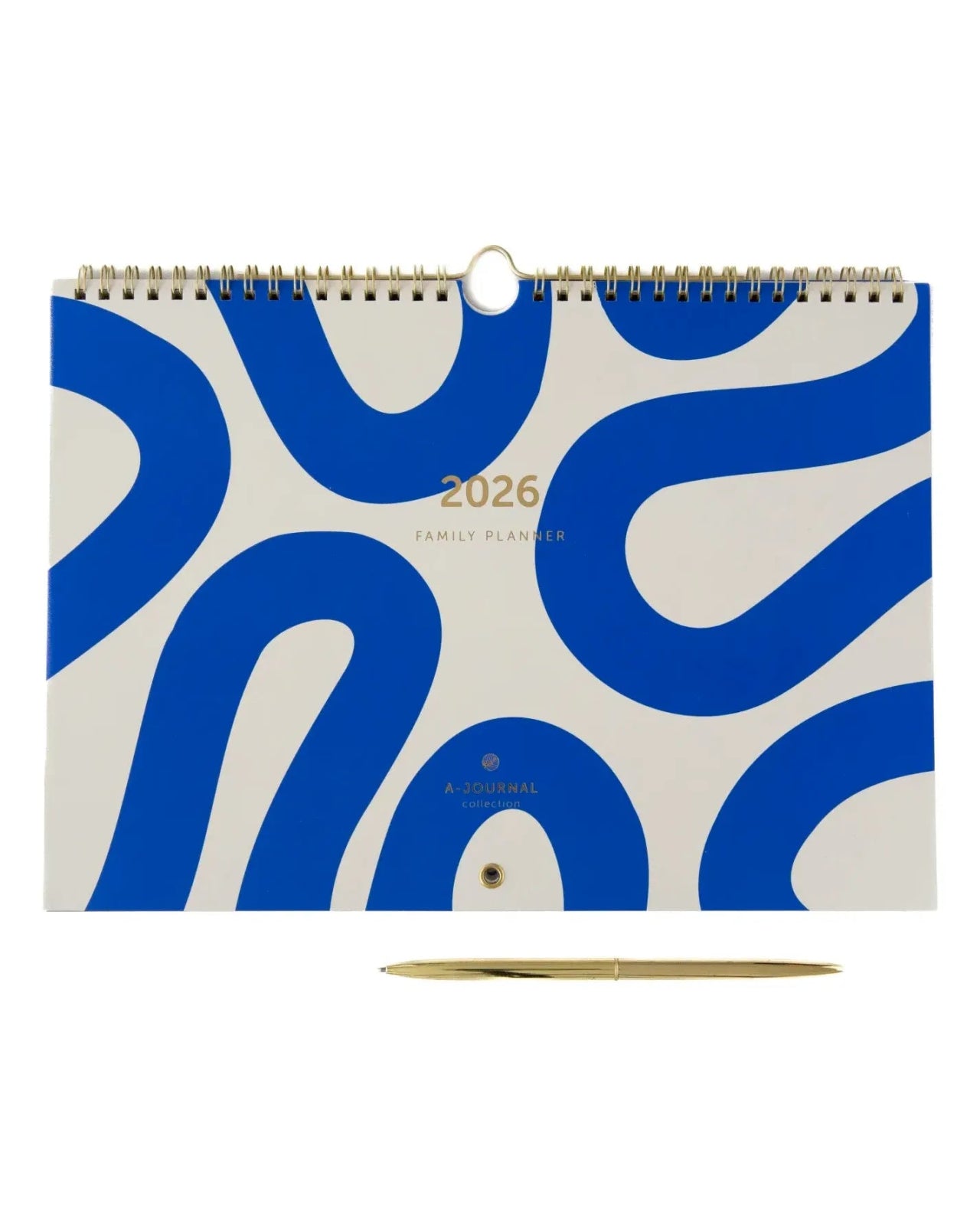 A - Journal - FAMILY PLANNER 2026 Terminplaner • Flow Blue - Terminplaner - ROSA ECK Concept Store
